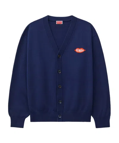 Kenzo Loves Cardigan In Blue