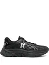 Kenzo Pace Sneakers With Mesh And Rubber Sole In Black