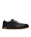 Kenzo Low Upper Board Shoes Decorated With Logo In Black