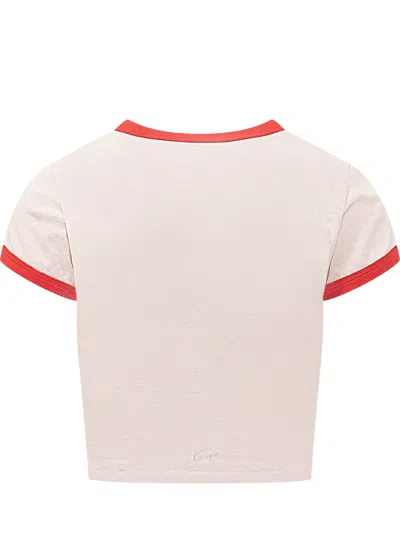 Kenzo Luckand U T-shirt In Faded Pink