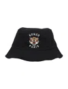 Kenzo Embroidered-logo Bucket Hat In Black