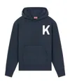 Kenzo Lucky Tiger Cotton Hoodie In Black