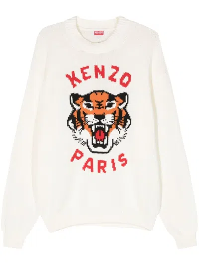 KENZO LUCKY TIGER COTTON JUMPER