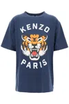 Kenzo Lucky Tiger T-shirt In Blue