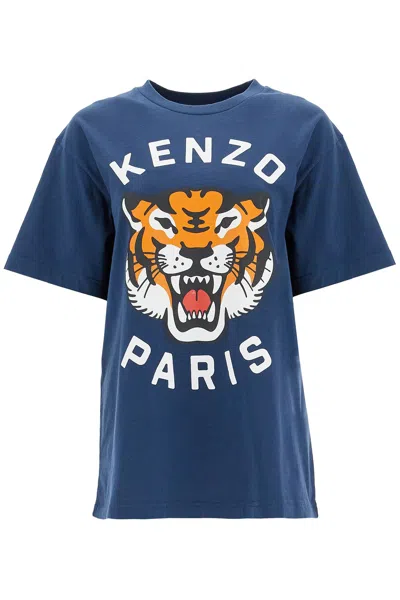 KENZO LUCKY TIGER CREW-NECK T-SHIRT