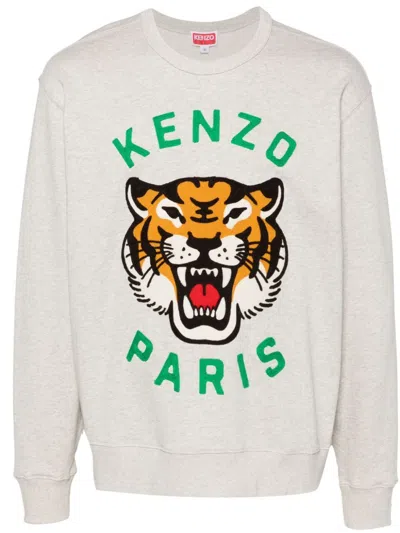 KENZO LUCKY TIGER EMBROIDERED SWEATSHIRT