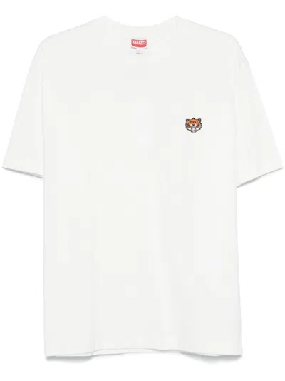 KENZO "LUCKY TIGER" EMBROIDERED T-SHIRT