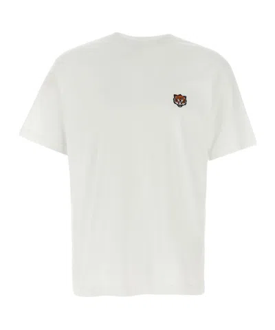 KENZO KENZO LUCKY TIGER EMBROIDERED CREWNECK T-SHIRT