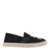 Kenzo Tiger-head Espadrilles In Black
