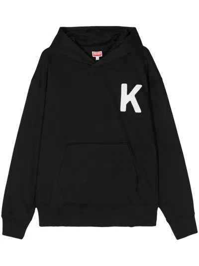 Kenzo Lucky Tiger Hoodie In Black