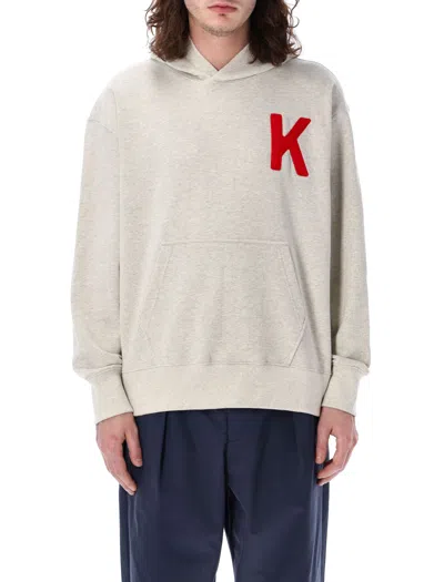 Kenzo Lucky Tiger Hoodie In Pale Grey In Pale_grey