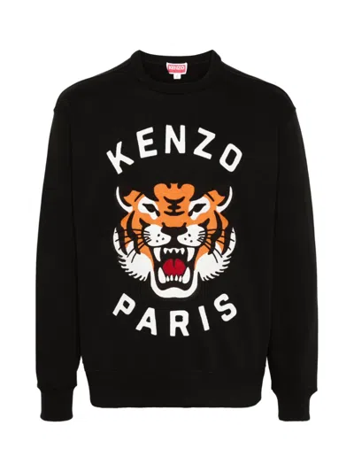 KENZO KENZO LUCKY TIGER LOGO SWEATSHIRT