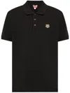 Kenzo Tiger-embroidered Cotton Polo Shirt