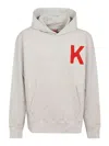 Kenzo Embroidered Lucky Tiger Sweater In Grey