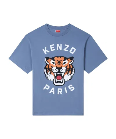 Kenzo Lucky Tiger T-shirt In Blue