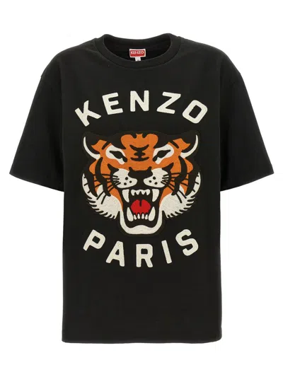 Kenzo Lucky Tiger T-shirt In Black