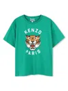 Kenzo Lucky Tiger T-shirt In Green