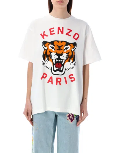 Kenzo Lucky Tiger T-shirt In White