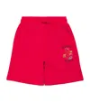 Kenzo Lunar New Year Bermuda Shorts In Red