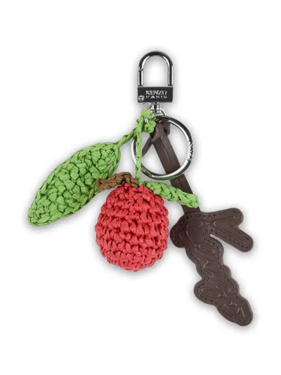 Kenzo Lychee-motif Charm In Multi