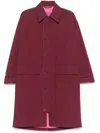 Kenzo Machintosh Coat In Purple