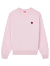 Kenzo Maglione Ricamato In Lana Boke Flower In Pink
