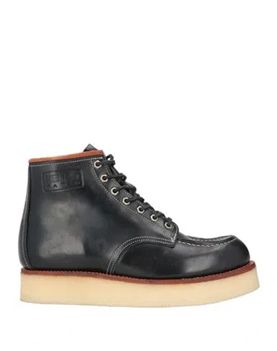 Kenzo Man Ankle Boots Black Size 8.5 Soft Leather