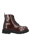Kenzo Man Ankle Boots Chocolate Brown Size 8 Soft Leather In Brown