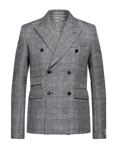 KENZO KENZO MAN BLAZER BLACK SIZE 36 POLYESTER, COTTON