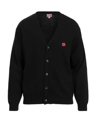 KENZO KENZO MAN CARDIGAN BLACK SIZE M WOOL