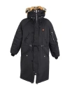 Kenzo Man Coat Black Size M Polyester, Polyamide, Modacrylic, Acrylic
