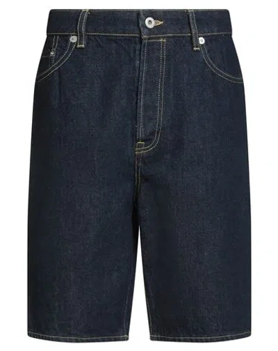 Kenzo Man Denim Shorts Blue Size 31 Cotton