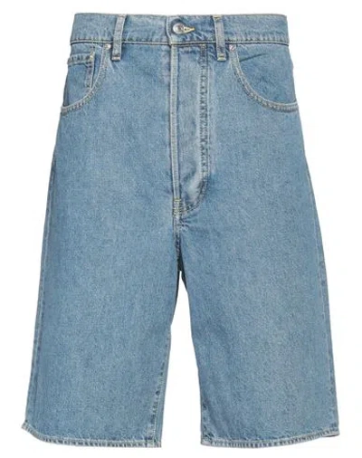 Kenzo Man Denim Shorts Blue Size 32 Cotton
