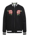 Kenzo Double Face Bomber Jacket France Japan In Black