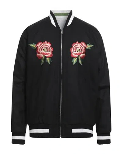 KENZO KENZO MAN JACKET BLACK SIZE L WOOL, COTTON, RAYON