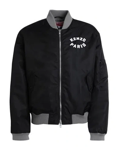 Kenzo Man Jacket Black Size M Polyamide