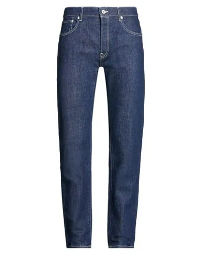 Kenzo Man Jeans Blue Size 31 Cotton, Elastane