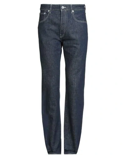 Kenzo Man Jeans Blue Size 33 Cotton, Elastane