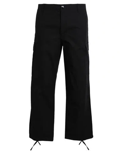 Kenzo Black  Paris Drawstring Cargo Pants