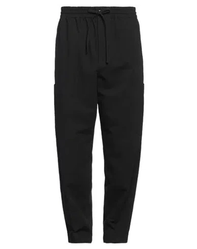 Kenzo Man Pants Black Size L Cotton, Linen