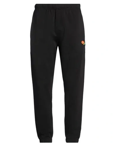 Kenzo Man Pants Black Size Xl Cotton