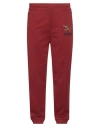Kenzo Man Pants Burgundy Size Xl Polyester, Cotton In Red