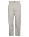Kenzo Man Pants Grey Size 42 Cotton In Grey