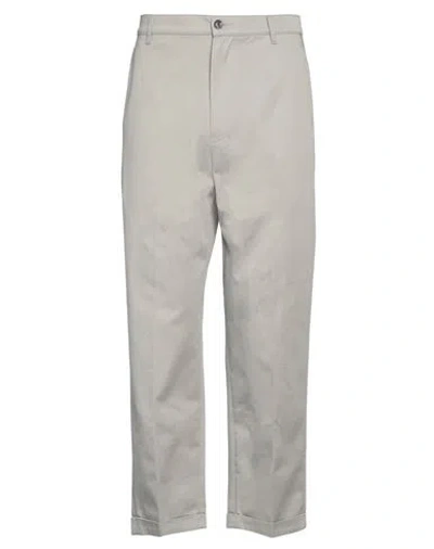 Kenzo Man Pants Grey Size 42 Cotton