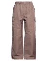 Kenzo Man Pants Light Brown Size S Polyamide, Polyester In Beige