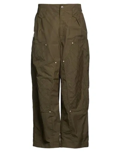 Kenzo Man Pants Military Green Size 30 Cotton