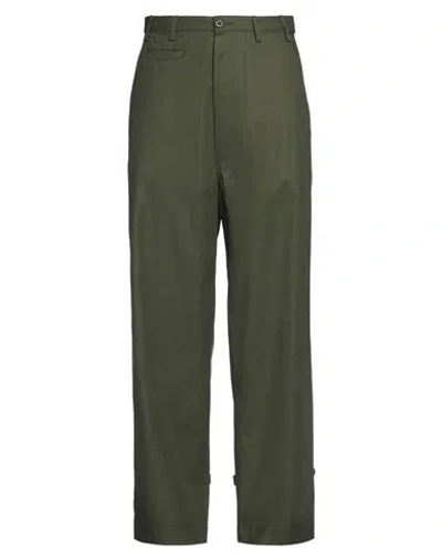 Kenzo Man Pants Military Green Size M Cotton