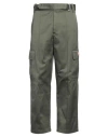 Kenzo Green Belted Cargo Pants In Green