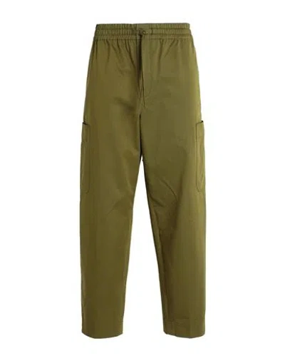 Kenzo Man Pants Military Green Size Xl Cotton
