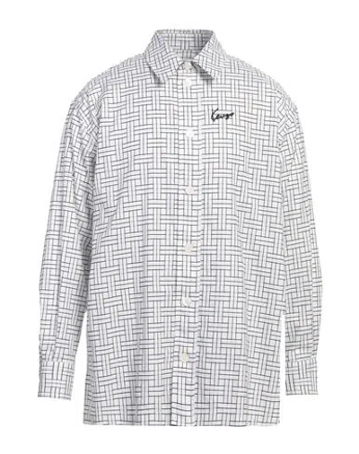 Kenzo Man Shirt White Size M Cotton